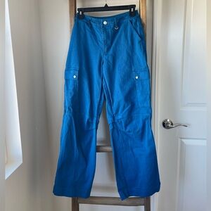 Blue Cargo Pants